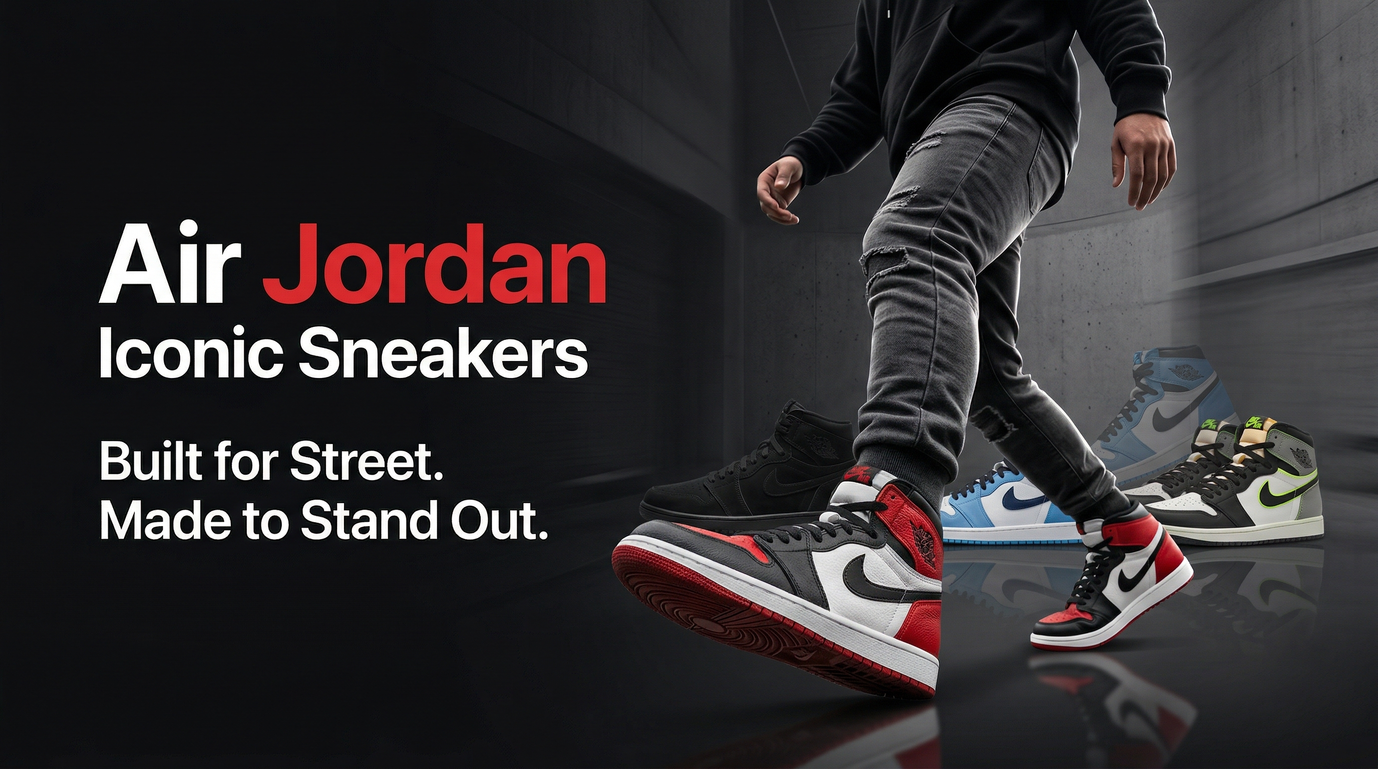 Abstract banner backdrop for JordanSneakers.net policy pages